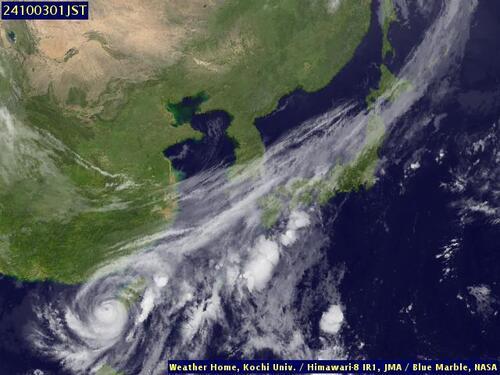 Satellite - East China Sea - We, 02 Oct, 19:00 BST