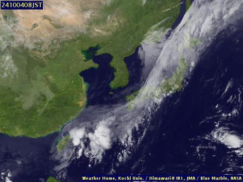 Satellite - Yellow Sea - Fr, 04 Oct, 02:00 BST