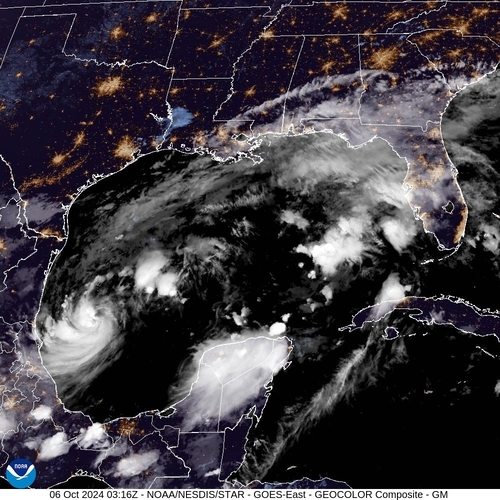 Satellite - Gulf of Honduras - Su, 06 Oct, 05:16 BST