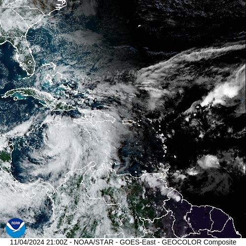 Satellite - Lesser Antilles - Mo, 04 Nov, 22:00 GMT