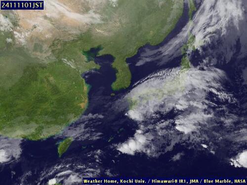 Satellite - Sea of Japan - Su, 10 Nov, 18:00 GMT