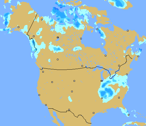 Precipitation (3 h) NorthwestTerritories!