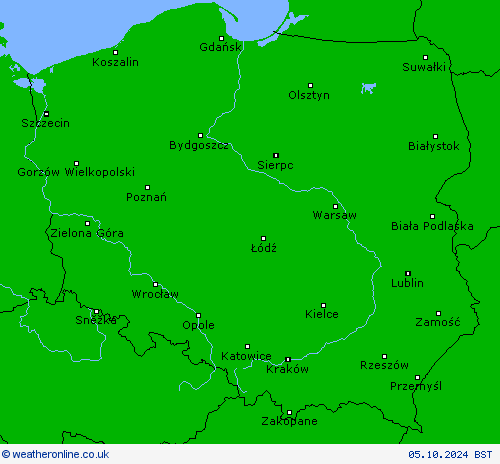 Chance of snow Forecast maps